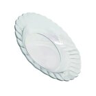 Kit Jogo Pratos Fundo Sopa Transparente 6 Peças 22,4cm