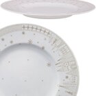 Kit Jogo Pratos Rasos Jantar 12pessoas 12pçs Natal Noel 28cm