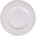 Kit Jogo Pratos Rasos Jantar 4 Pessoas 4pçs Natal Noel 28cm