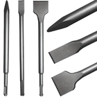 Kit Jogo Talhadeiras E Ponteira Para Martelete Encaixe Sds Pl