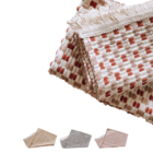 Kit Jogo Tapete Passadeira De Crochê Algodão Cru 3 Peças - Ma