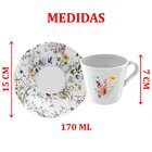 Kit Jogo Xicaras 10 Pessoas 10pçs Tramontina Ana Clara 170ml