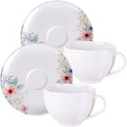 Kit Jogo Xicaras 6 Pessoas 6 Pçs Tramontina Floratta 250ml