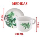 Kit Jogo Xicaras 6 Pessoas 6 Pçs Tramontina Graziela 240ml