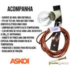 Kit Lâmpada Para Churrasqueira Com Suporte, Soquete E Fio - 2