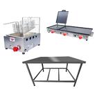 Kit Lanchonete Mesa De Manipulação 100x55cm + Fritadeira A Gá