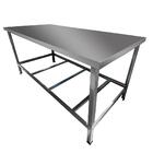 Kit Lanchonete Mesa De Manipulação 120x55cm + Fritadeira A Gá