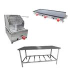 Kit Lanchonete Mesa De Manipulação 190x70cm + Fritadeira A Gá