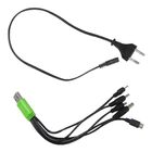 Kit Lanterna Energia Placa Solar Luminaria Usb Celular Bateri