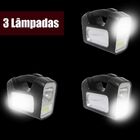 Kit Lanterna Energia Placa Solar Luminaria Usb Celular Bateri
