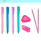 Kit Lapis Borracha Apontador Fine Pen Faber-castell