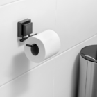 Kit Lavabo Banheiro Preto Fosco Ventosa 02 Peças Future Porta