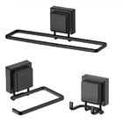 Kit Lavabo Banheiro Preto Fosco Ventosa 03 Peças Future Rosto