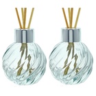 Kit Lavabo Transparente Mini Esfera Para Essências 110ml