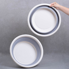 Kit Lavanderia De 2 Bacias Dobráveis De Plástico 8l Simplo Br