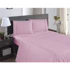 Kit Lençol Elastico Ponto Palito 400 Fios De Tres Peças Para