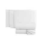 Kit Lençol Noites Frescas 4 Pçs 400 Fios Ponto Palito Casal B