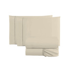 Kit Lençol Noites Frescas 4 Pçs 400 Fios Ponto Palito queen P