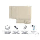 Kit Lençol Noites Frescas 4 Pçs 400 Fios Ponto Palito queen P