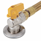 Kit de Ligação Corrugado para Aquecedor de Água a Gás 1/2"x1/2" 30cm Equation