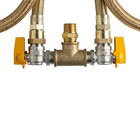 Kit Ligação Aquecedores a Gás com Aperto Rápido 120cm Maqenge