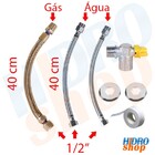Kit Ligação Instalação Aquecedor A Gás De Passagem 1/2" - Kae