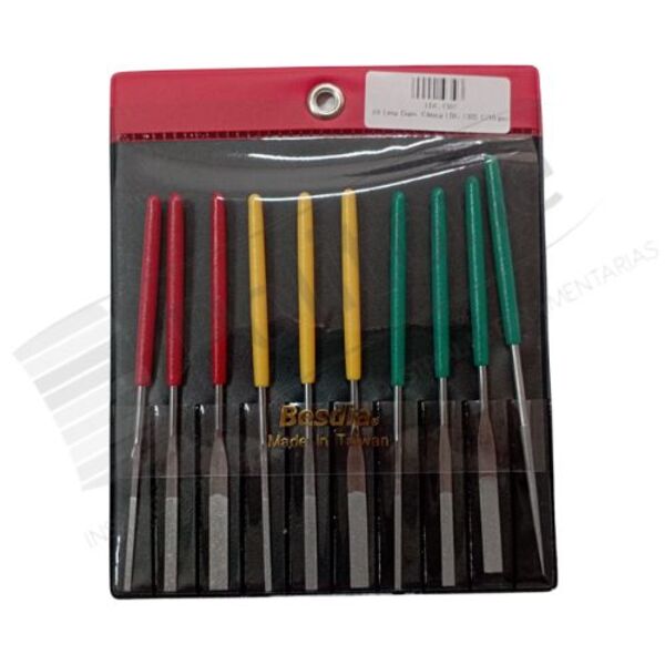 Kit Limas Diamantada Profissional 130mm C/ 10 Peças - Ldc-130s