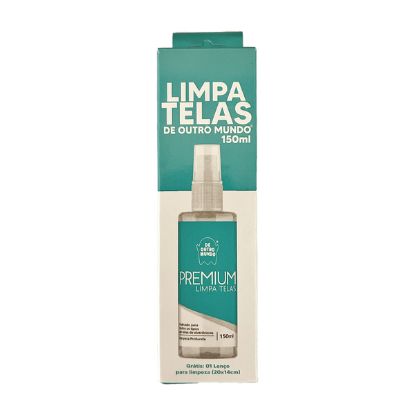 Kit Limpa Telas De Outro Mundo 150ml Com Pano Microfibra
