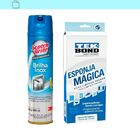 Kit Limpeza Pesada Brilha Inox 3 Esponja Mágicas