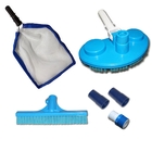 Kit Limpeza Piscina Aspirador Peneira Escova Vinil Alvenaria