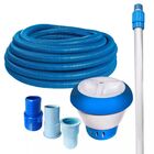 Kit Limpeza Piscinas Cabo Mangueira Flutuador E Ponteiras