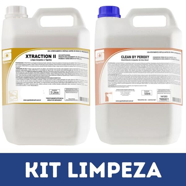 Kit Limpeza Xtraction 5l + By Peroxy 5l Spartan