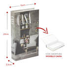 Kit Livros Decorativos Porta Objeto Design Arquitetura 3 Pçs