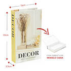 Kit Livros Decorativos Porta Objeto Design Arquitetura 3 Pçs