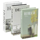 Kit Livros Decorativos Porta Objeto Design Arquitetura 3 Pçs