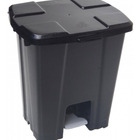 Kit Lixeira 30 Litros Pedal +sacola Br 35x45+saco Verde 100l