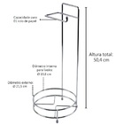 Kit Lixeira 5l Com Suporte Para Papel Higiênico Banheiro Ou C