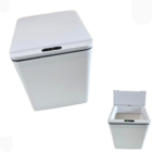 Kit Lixeira Automática 6l + 9l C/ Sensor Cozinha Banheiro Pia