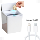 Kit Lixeira Automática C/sensor 12l + 6l Inteligente Cozinha