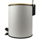 Kit Lixeira Banheiro e Escova Sanitária com Suporte Aço Inox