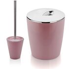 Kit Lixeira De Banheiro 5 Litros Porta Escova Sanitária - Ros