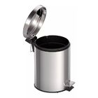 Kit Lixeira Inox Pedal 5 Litros Tramontina E Escova Sanitária