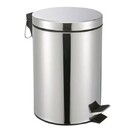 Kit Lixeira Pedal Inox 3l + Escova Sanitária - Construmarcas