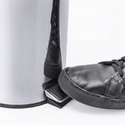 Kit Lixeiras Aço Inox De 5 Litros, 20 Litros E 2 Escovas Sani