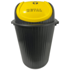 Kit Lixeiras Cesto Recicláveis Coloridas Coleta 86 L Antares