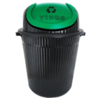 Kit Lixeiras Cesto Recicláveis Coloridas Coleta 86 L Antares