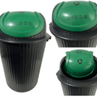 Kit Lixeiras Cesto Recicláveis Coloridas Coleta 86 L Antares