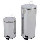 Kit Lixeiras Inox De 12 Litros E 30 Litros Healer