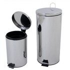 Kit Lixeiras Inox De 12 Litros E 30 Litros Healer