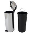 Kit Lixeiras Inox De 20 Litros E 30 Litros Travel Max